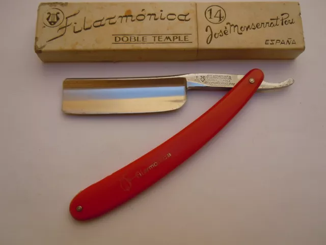 Filarmonica 14 Doble Temple rasoir rasoio rasiermesser straight razor neuf?