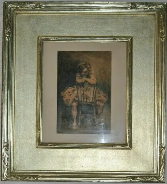 Museum Quality Vintage Art by Artist John Whitworth Robson 1881-1946 Framed