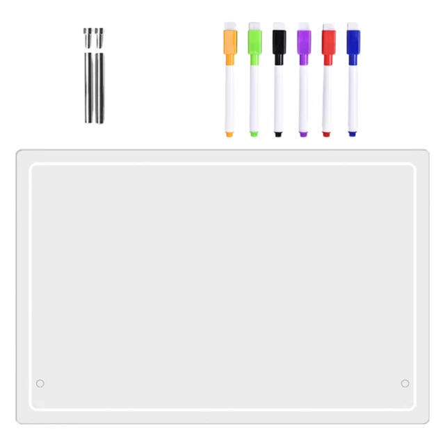 Kit Tableau Effaçable Fruits & Légumes 140x100cm - 50 Pinces + Stylo à Eau - Solution Pro Supermarché