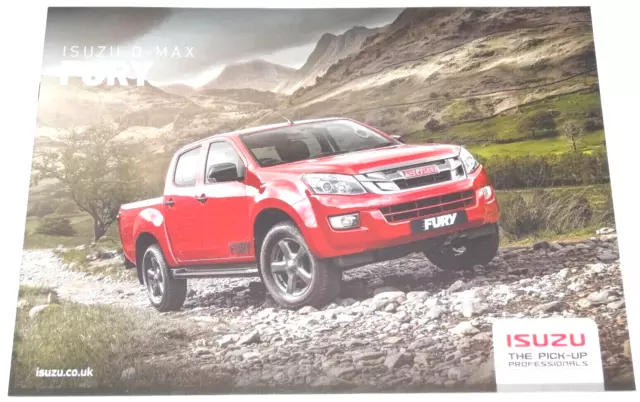 Isuzu D-Max Fury Uk Sales Brochure Ib517 New, Old Stock