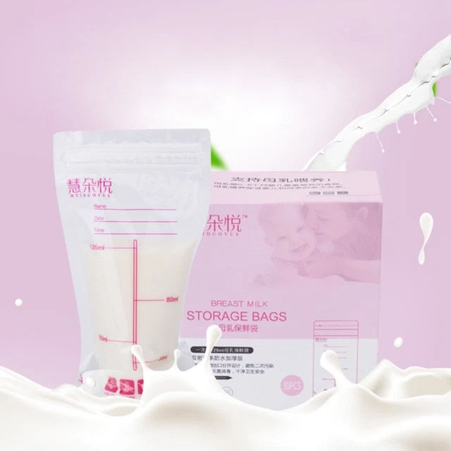 30 PCS Milchtüte Milch Gefrierbeutel Aufbewahrungsbeutel Für Milch