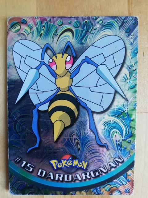 POKEMON DARDARGNAN #15 FR CARDS - Holo - TOPPS TV ANIMATION EDITION