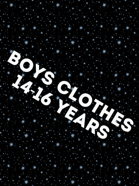 T-shirt top vestiti per ragazzo fai costruire il tuo pacchetto di lavoro taglia 14 15 16 anni