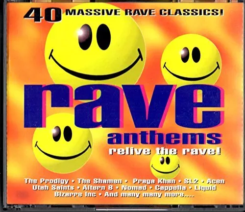 Various - Rave Anthems - 40 Massive Rave Classics! Relive T... - Various CD HOVG