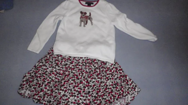 Girls' clothes, 9 pieces, Landsend, Gymboree, Old Navy, size 5-6