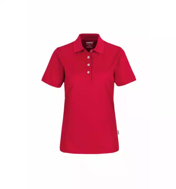 HAKRO Poloshirt Coolmax #206 Damen Gr. XS rot