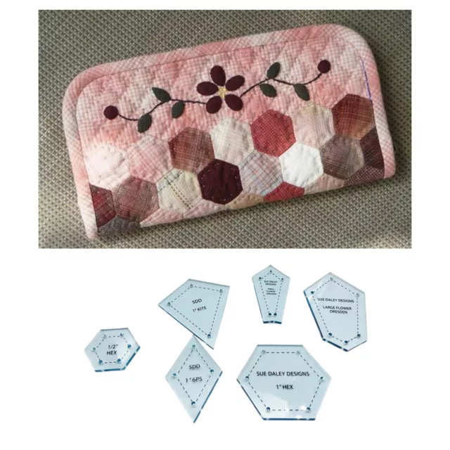 300Pc Acryl Vorlagen Patchwork Quilten   Schablonen für Nähen