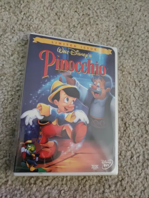 Walt Disney's Pinocchio Limited Issue DVD Brand New in resealable bag