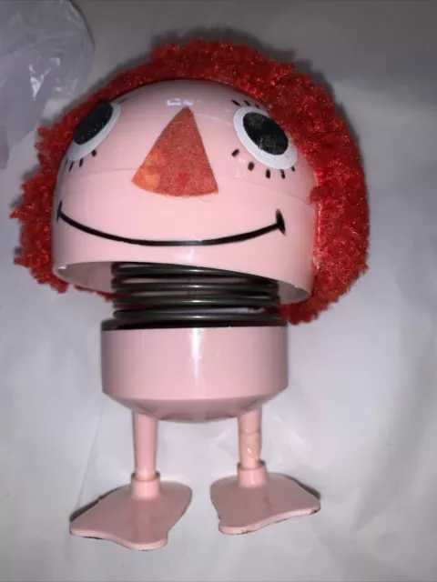 Raggedy Ann Slinky Bobble Head Nodded Unusual  1970’s