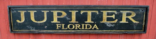 Custom City, State Wood Sign with Trim - Rustic Hand Made Vintage Wood Sign