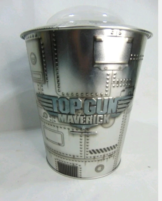 TOP GUN MAVERICK 2022 AMC Popcorn Tin Bucket Tom Cruise £19.34
