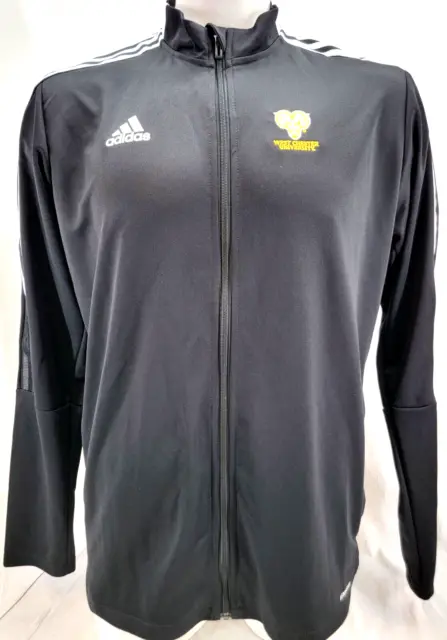 NEW West Chester Rams Black Adidas Tiro 21 Full Zip Track Jacket Men's S