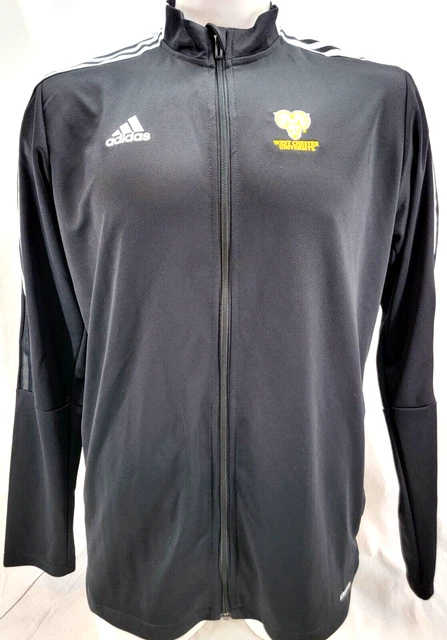 NEW West Chester Rams Black Adidas Tiro 21 Full Zip Track Jacket Men's S