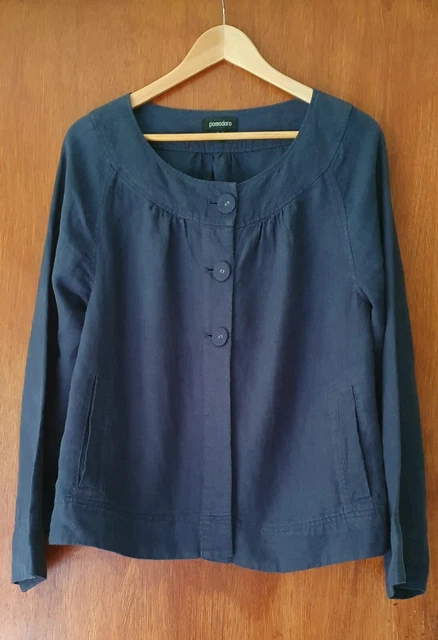 LADIES POMODORO BRAND new linen summer jacket size 12 10.00 PicClick UK