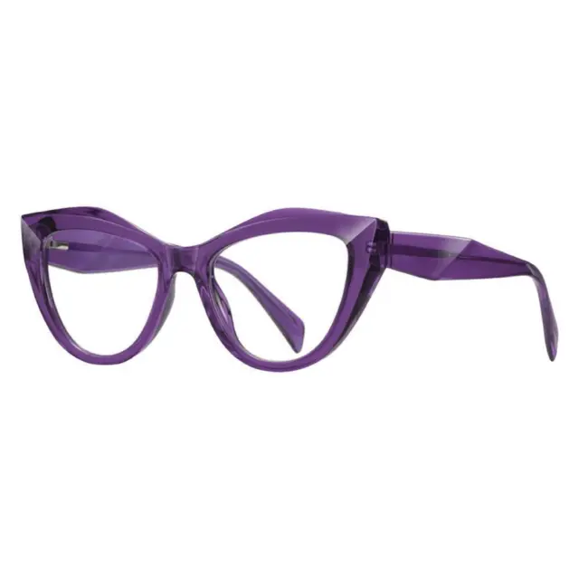 TR90 Cat Eye Anti-Blue Light Glasses Oversized Frame Women Eyeglasses Frame L