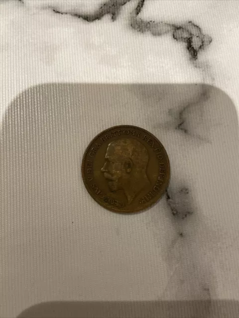 old penny coin 1920