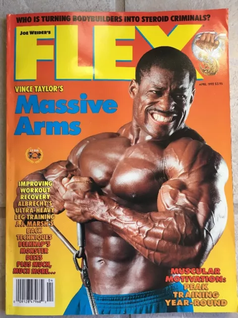 RARE Joe Weider Flex Magazine April 1992 NPC IFBB BODYBUILDING MR MS OLYMPIA