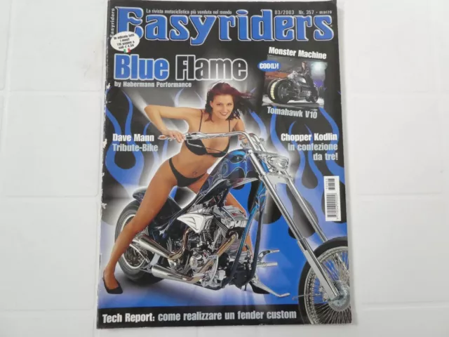 easy rider motorcycle custom chooper March 2003 magazine biker motorcycle