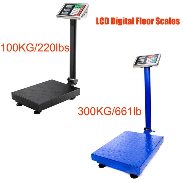 UK HEAVY DUTY 100KG/300KG LCD Digital Industrial Platform Postal