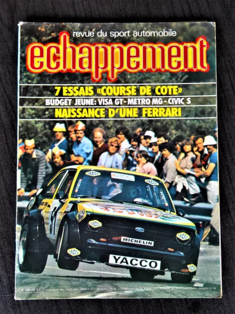 Echappement revue du sport automobile, Rallye Racing Magazin, 230 Seiten, 1982