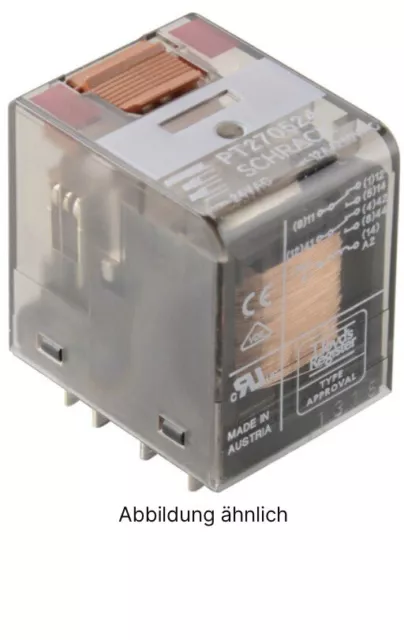 TE Connectivity PT570730 Miniaturrelais 230 V/AC 6 A 4 Wechsler 1 St. Schrack