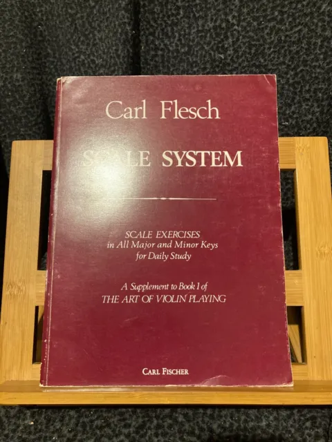 Carl Flesch Scale System partition méthode violon éditions Carl Fischer