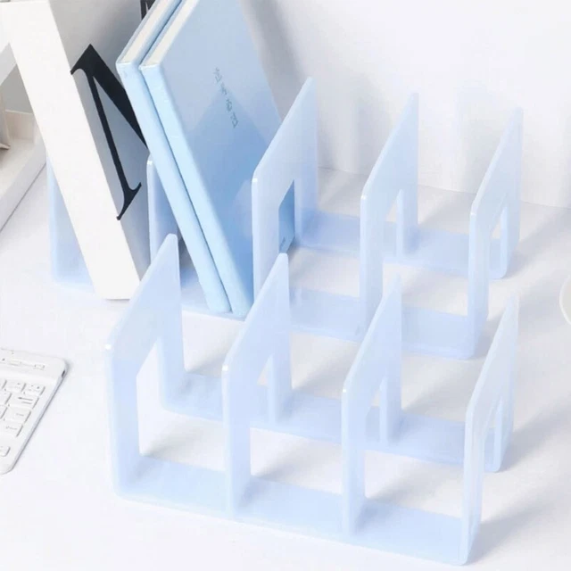 Desktop Bookshelf Office Storage Rack Desk Storage Box Display Stand Bookcase