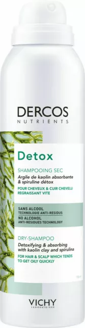 Vichy Dercos Nutrients Detox Dry Shampoo 150ml
