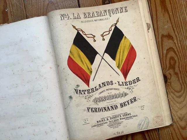 Livre de partitions piano fin XIXe et début XXe siècle