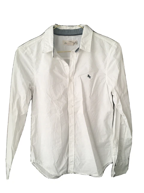 H&M LOGG LABEL Of Graded Goods White Shirt Kids Size 11-12Y
