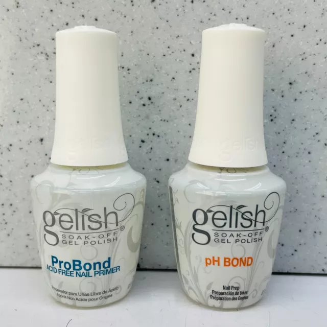 GELISH Harmony Prep Pack pH Bond Dehyrator + Pro Bond Acid Free Nail Primer .5oz