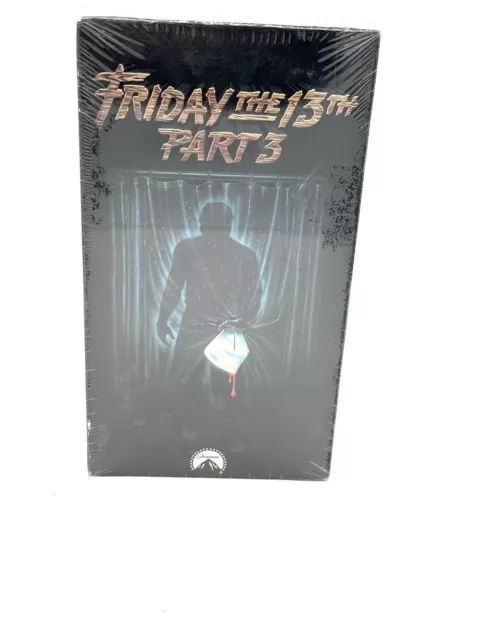 Friday the 13th - Part 3 Factory SEALED VHS Jason Voorhees Slasher 1982