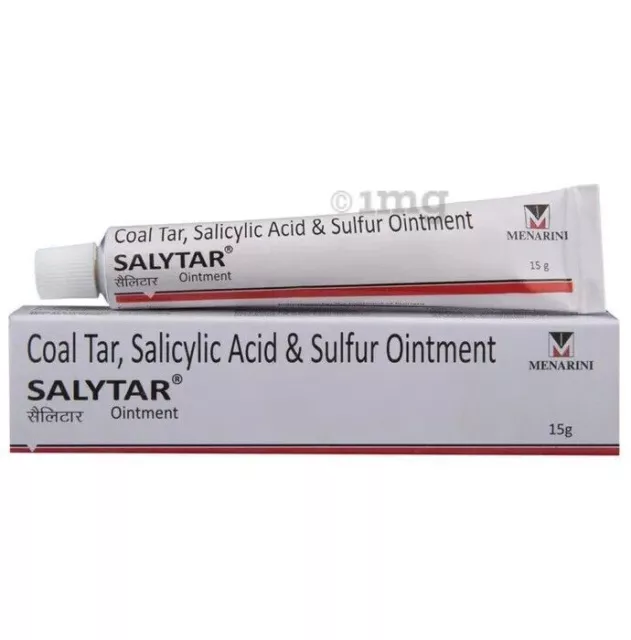 2 x Coal Tar & Salicylic Acid, Sulfur Ointment (2 x 15gm) for Skin Care