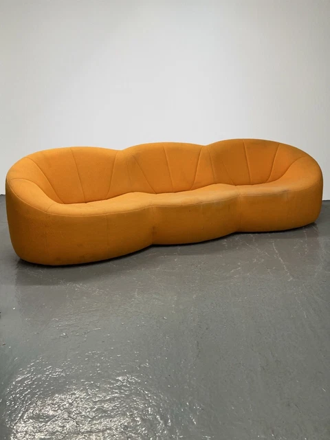 Ligne Roset Pumpkin 3 Seater Sofa Pierre Paulin armchair couch Togo Design rare