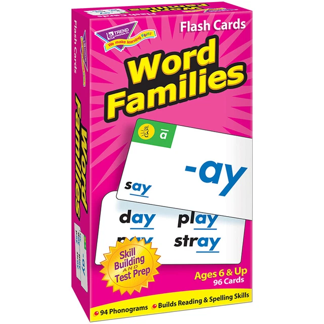 SKILL DRILL FLASH Cards, Sight Words Set 1, 3 x 6, Black and White, 96 ...