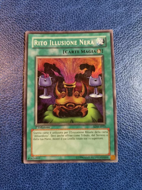 Rito Dell'illusione Nera SDM 1a Ed. Light P Sovrano Della Magia Yu Gi Oh Yugioh