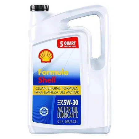 Formula Shell 550045245 Engine Oil, 5W-30, Formula Shell, Conventional, 5 Qt.