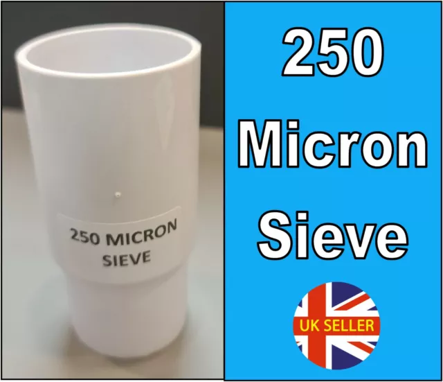 250 Micron Copepod Zooplankton Stackable Sieve, Marine Coral Fish Culture Reef