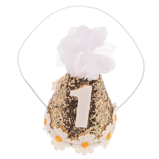 Löwen Geburtstagshut – Süße Krone Für Den 1. Geburtstag (9x8 Cm)