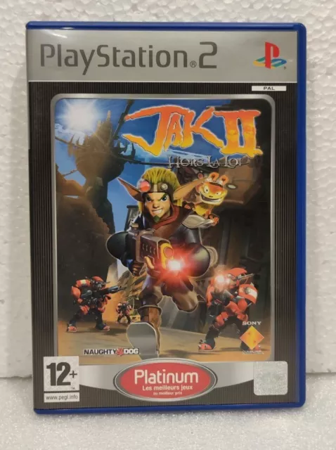 JAK II Hors La Loi Platinum Jeu PS2 - PAL Français - Complet - Très bon état 2