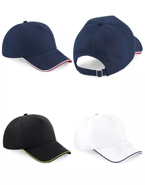 Beechfield Basecap Kappe Schirmmütze Trucker Hat 5 Panel Baseballkappe