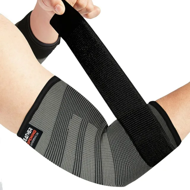 Elbow Support Compression Sleeve Tennis Golf Brace Arthritis Pain Sport Strap UK