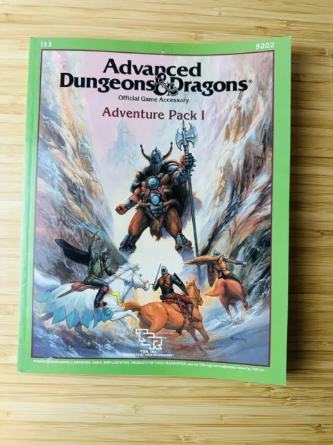 Tsr Ad&D I13 - Adventure Pack I -  D&D Gygax 9202 Rpg Gygax D&D