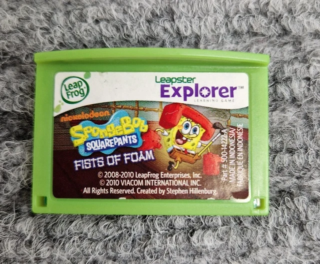 SPONGEBOB SQUAREPANTS FISTS Of Foam - LEAPFROG LEAPSTER
