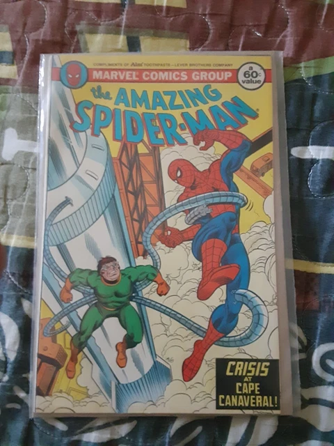 Amazing Spider-Man Crisis at Cape Canaveral AIM Toothpaste Marvel 1982 Promo