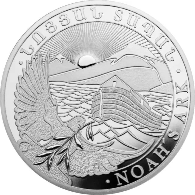 Arche Noah Silbermünze 5OZ 2021