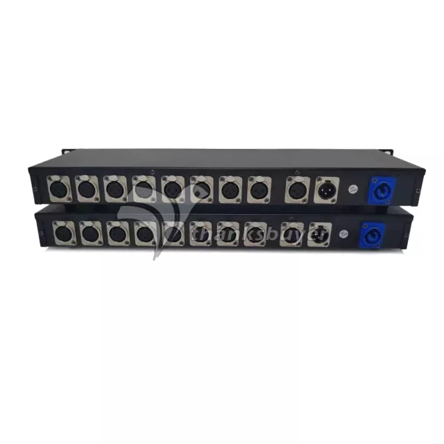 DMX512 8CH DMX Distributor DMX Amplifier with Photo-electric Isolation f/Stage