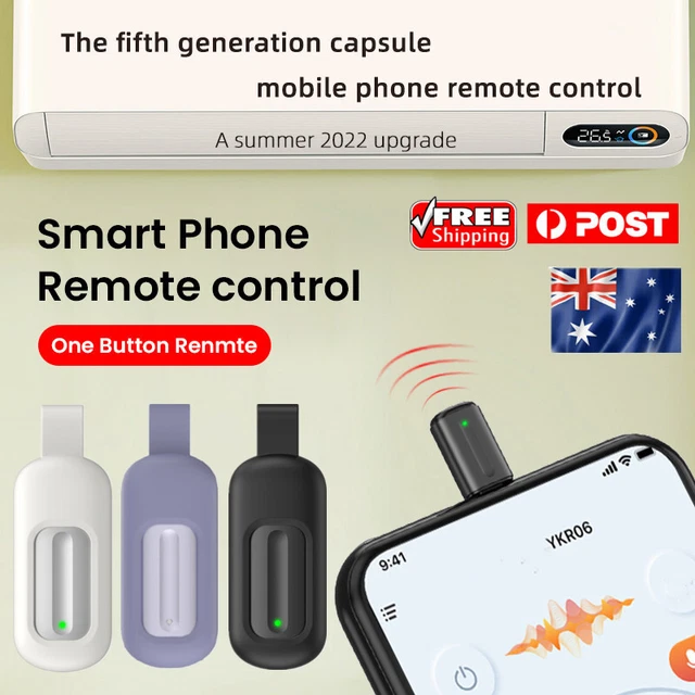 Universal Android IOS Adapter Smartphone Micro USB /Type C IR Remote Control |AU