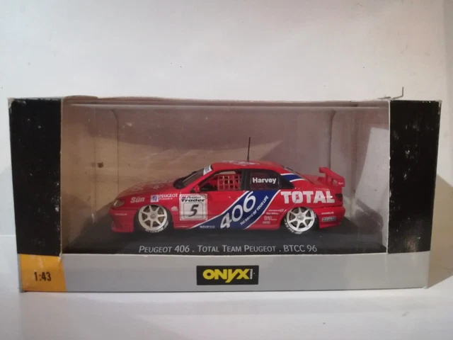 Modèle Réduit Peugeot 406 #7 Radermecker Team Kronos 1997 - Échelle 1/43 - Marque Onyx