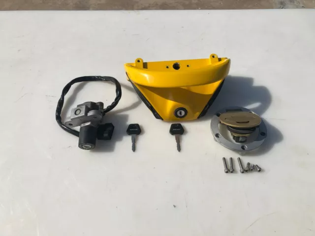 Ducati IGN. Switch, Gas Cap, Seat Lock, Tail Stock All Keyes The Same For 01 ST4